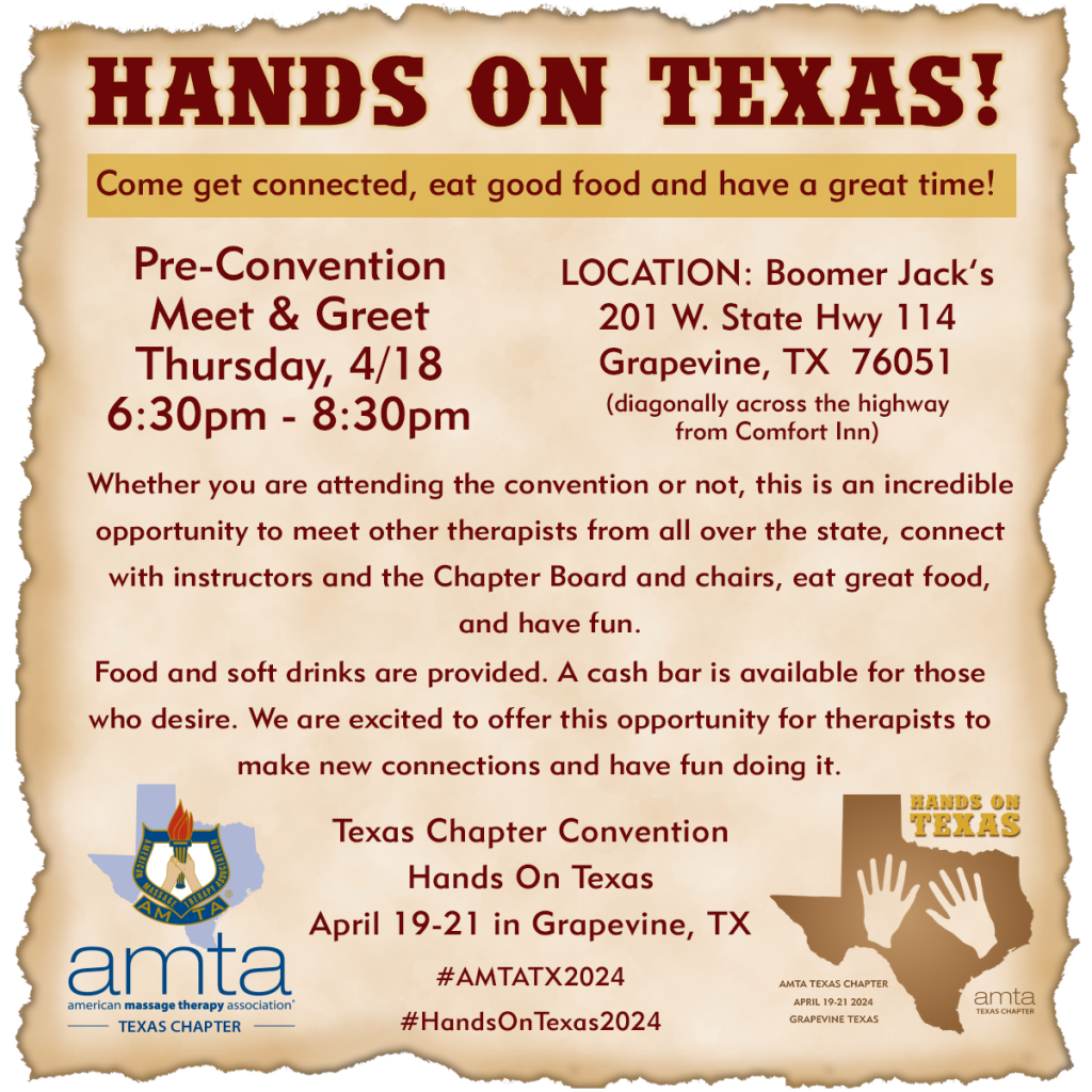 Hands On Texas Pre-Convention Meet & Greet @ Boomer Jack's
